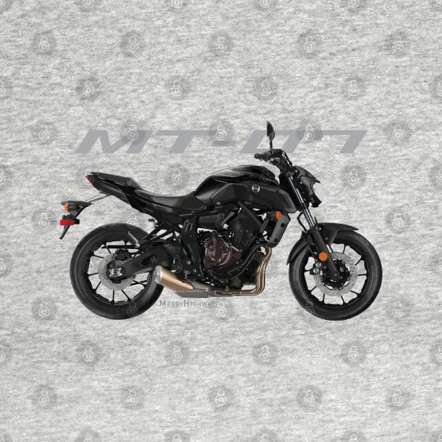 Yamaha MT-07 19 black, sl by MessyHighway